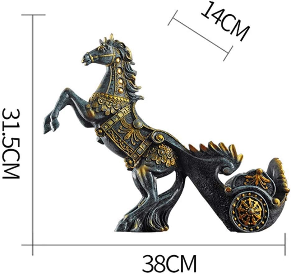 Pkfinrd Blue Resin Wine Rack Animal Shape Decor