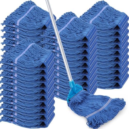 Nuogo 40 Pcs Heavy Duty Mop Head Refills Blue