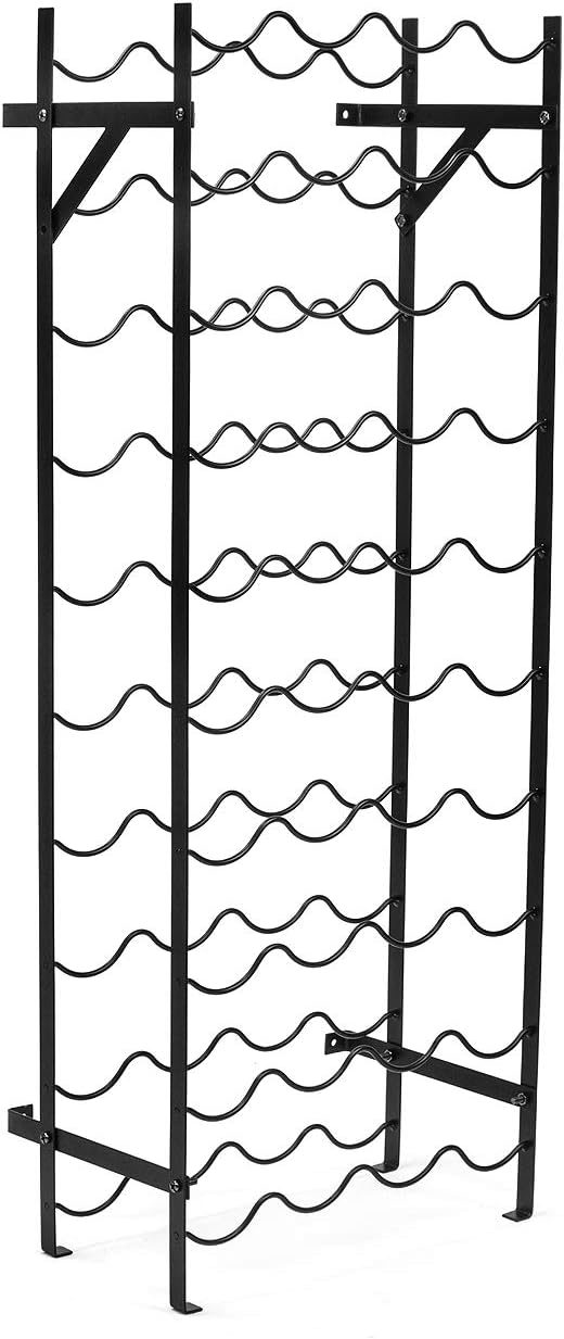 Sorbus Wine Rack Floor Stand Holds 40 Bottles
