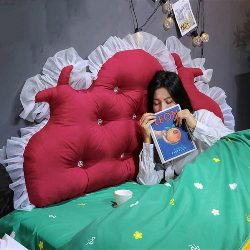 ZZYK Washed Cotton Reading Pillow for King Tatami Bed