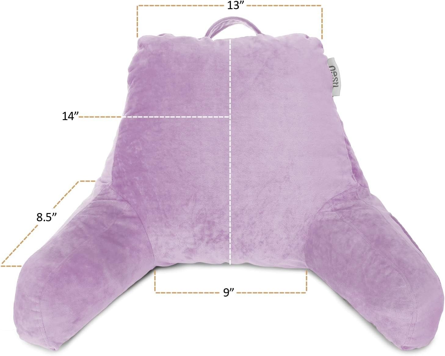 Nestl Reading Pillow with Lap Desk - Lavender 1