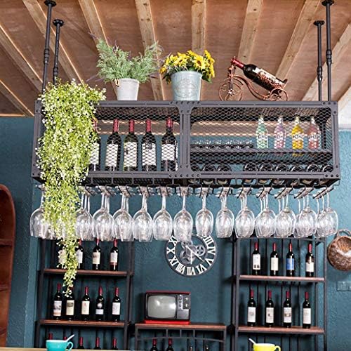 SDdPulse Wine Glass Rack with Adjustable Hanger and Modern Design