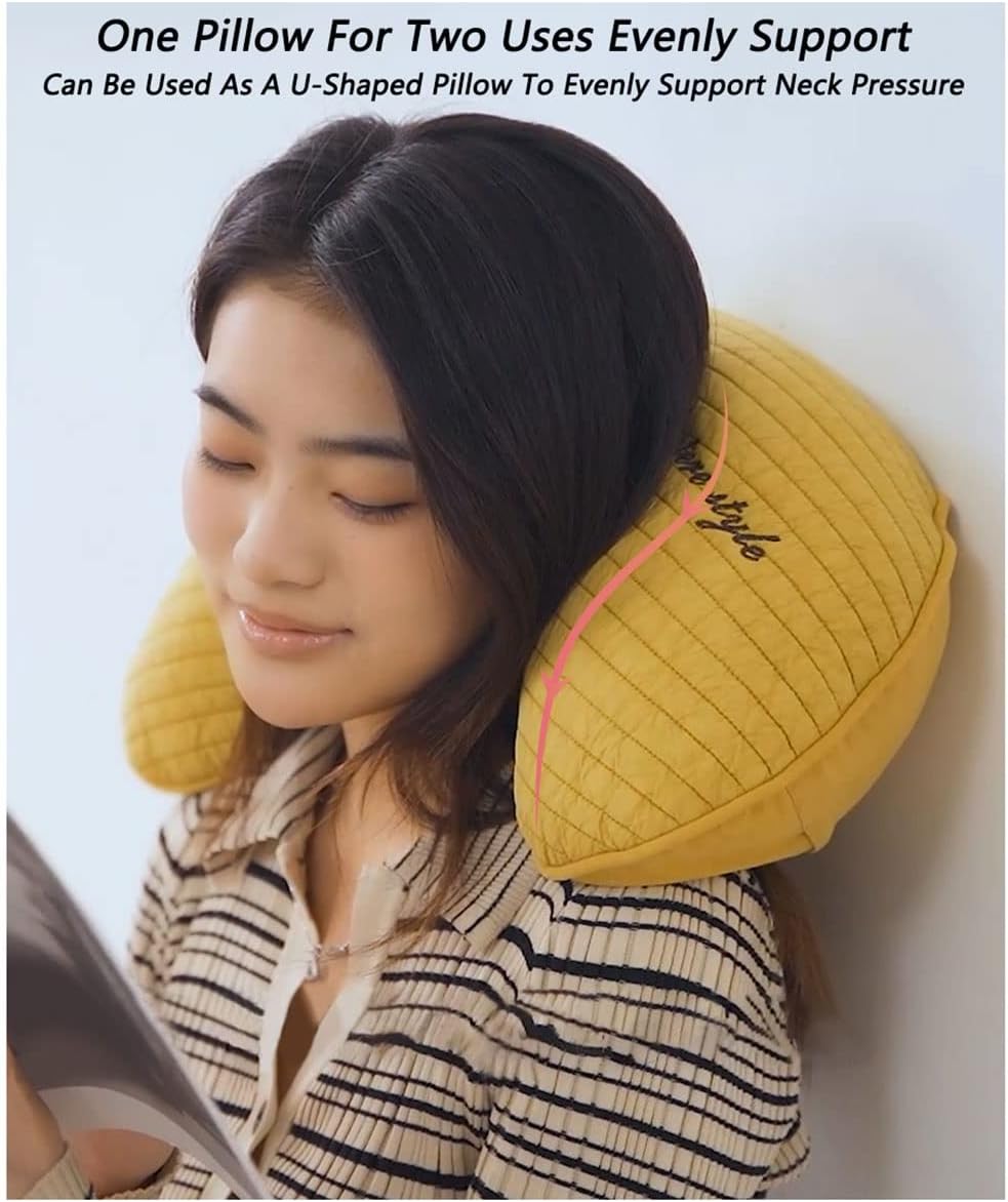 ZHIWEIKJ Organic Buckwheat Pillow for Neck and Sleep Support