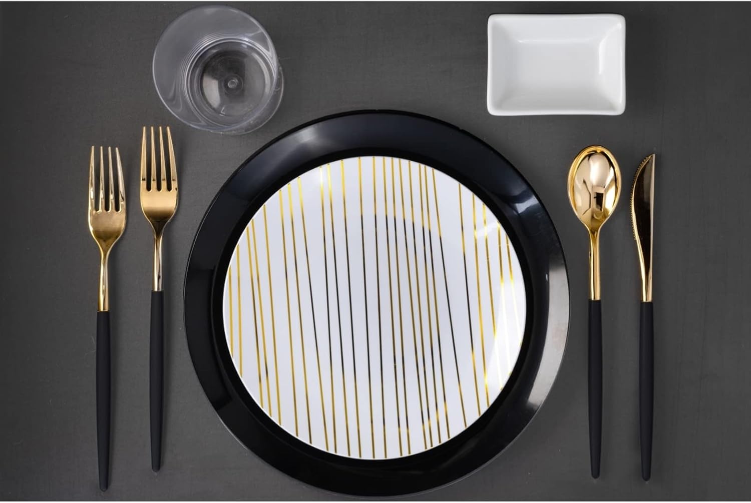 Trendables 120 Pack Two Toned Plastic Forks