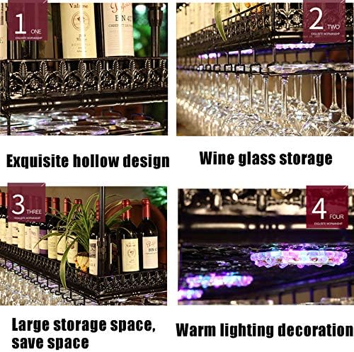 CGF- Wall-Mounted Wine Rack Adjustable Metal