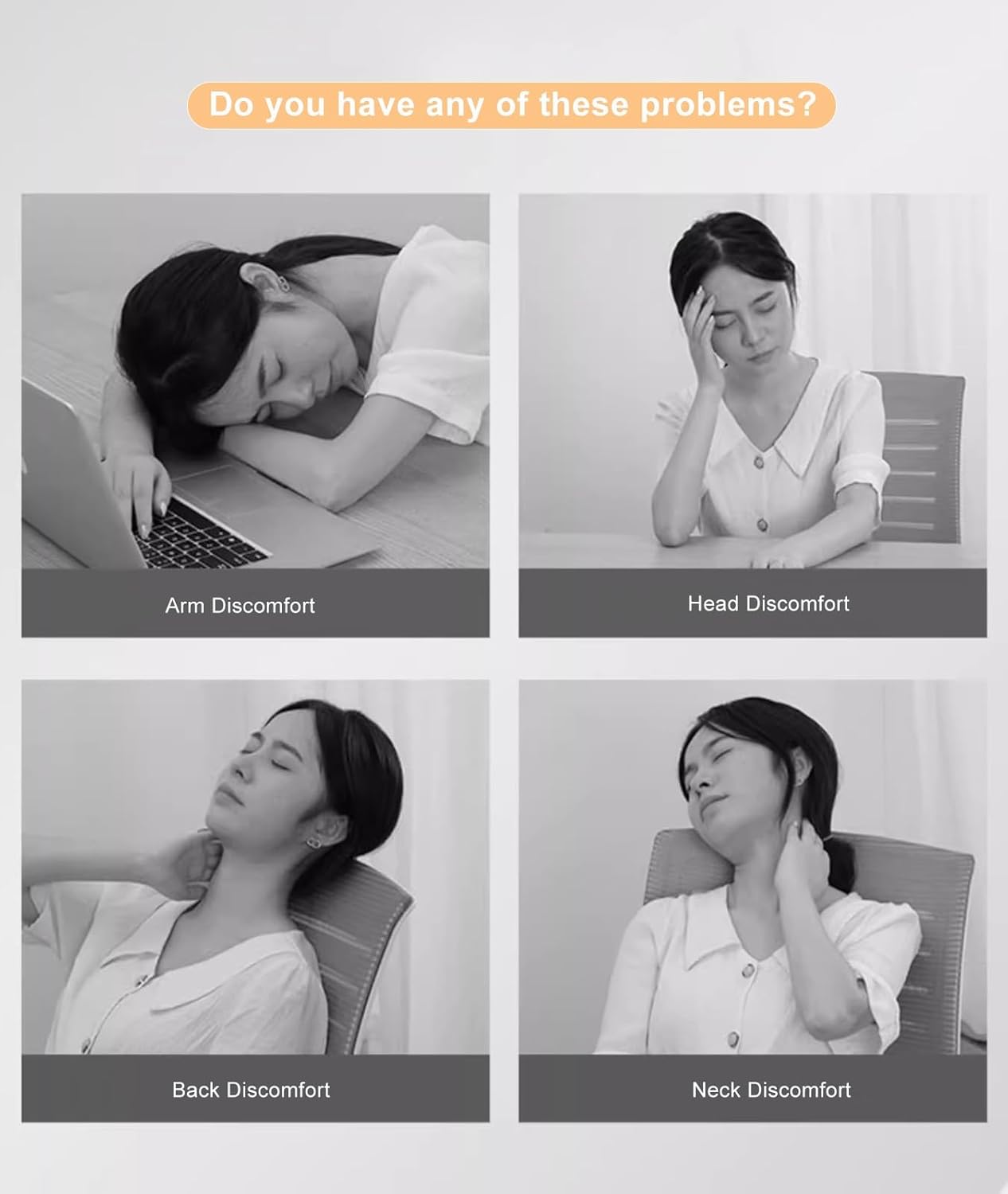 WAHHWF Napping Pillow with Arm Rest and Back Support