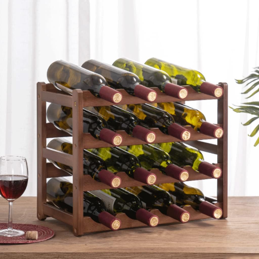 Habiba Premium Bamboo Wine Rack Multi-Layer Storage