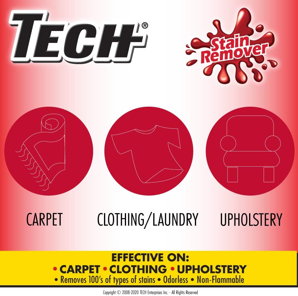 TECH Stain Remover 24 oz Spray Bottle