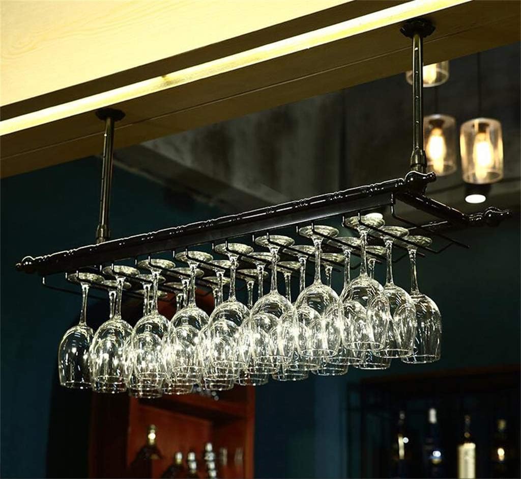 LUNEZY Adjustable Wine Racks for Glasses and Bottles