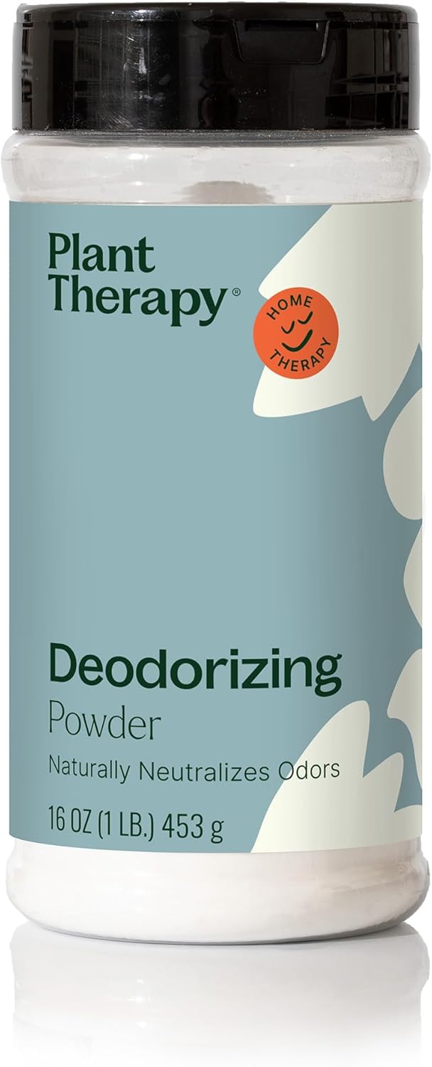 Plant Therapy Deodorizing Powder 16 oz - Natural Odor Eliminator