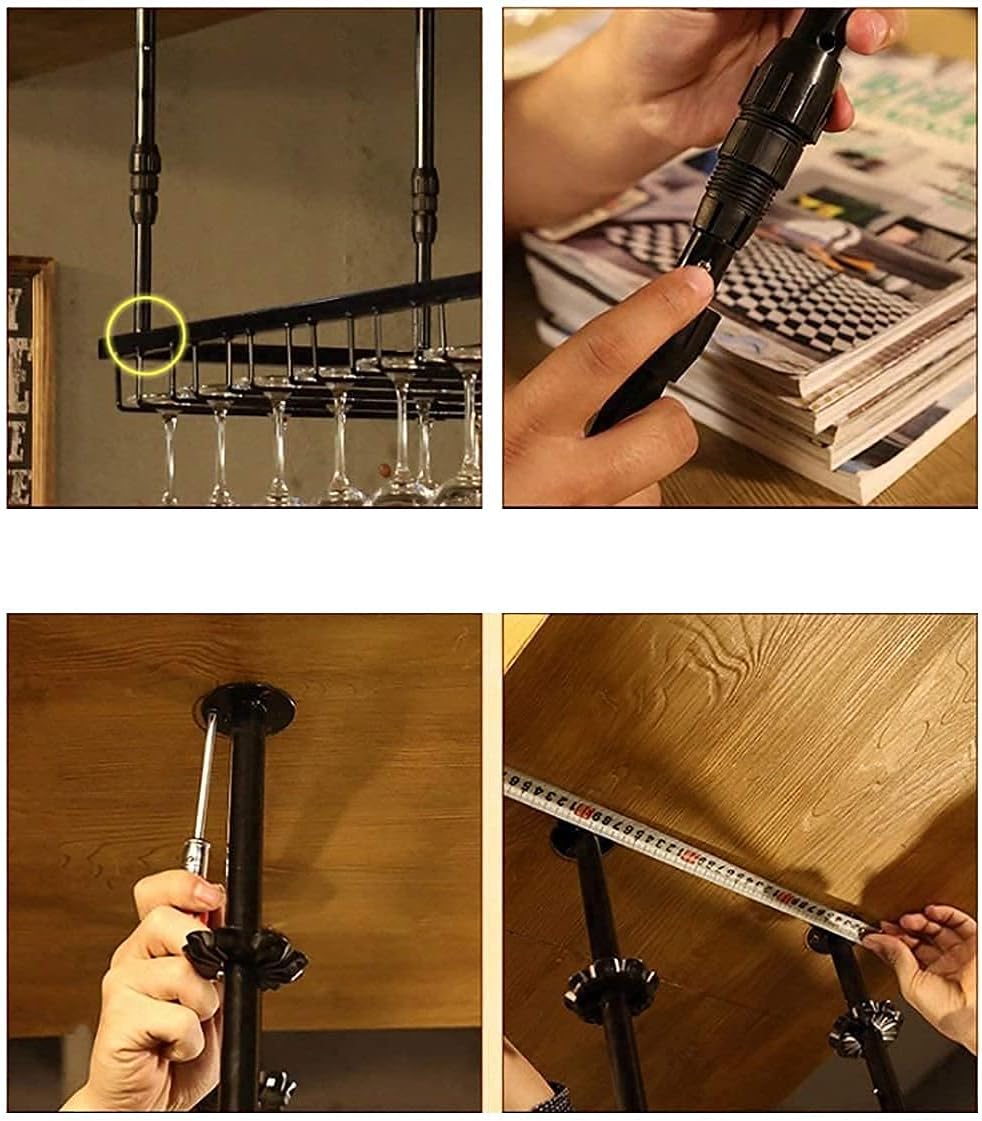 Wine Glass Holder Wall Mount 90cm35cm Heavy-Duty Rack