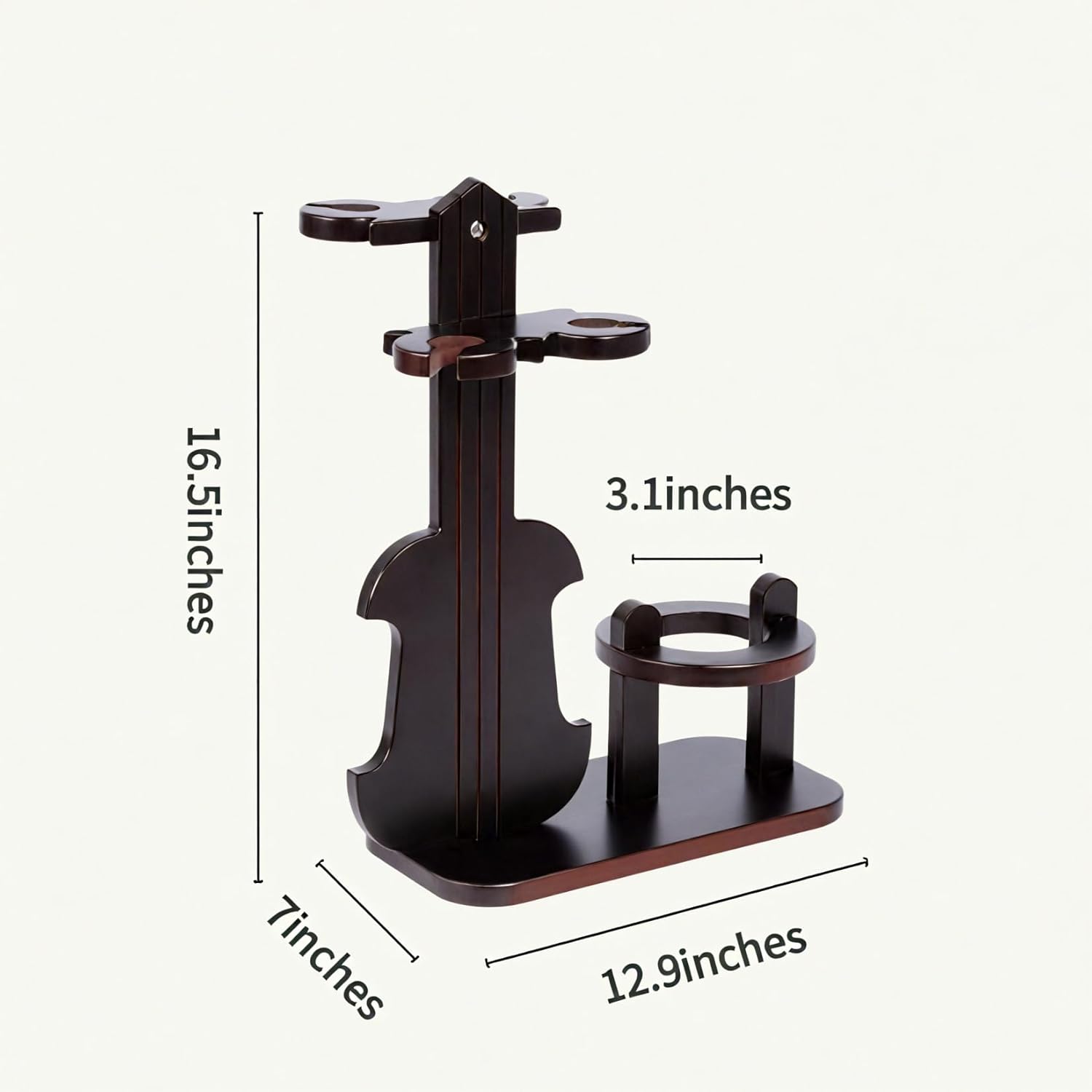 WYZJAZLE Countertop Wine Rack with Violin Design