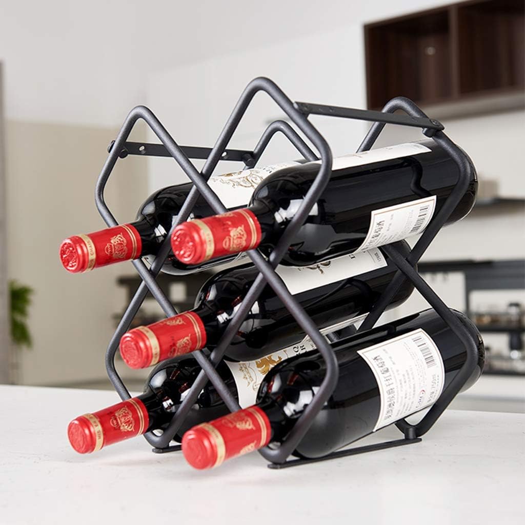Umaxa 6 Bottle Wine Rack Stand Freestanding Space Saver