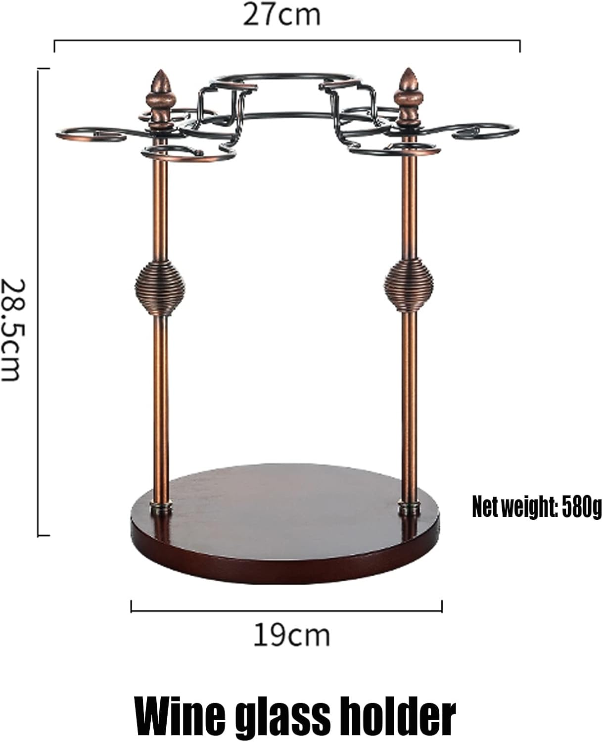 WORDFUN Wine Glass Hanging Rack Stainless Steel