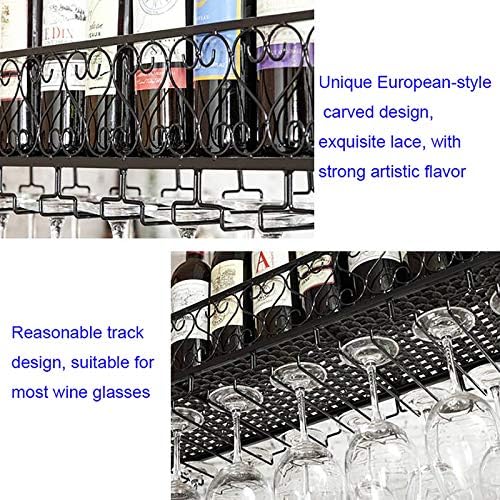 DASHADAO Adjustable Ceiling Wine Rack Holder