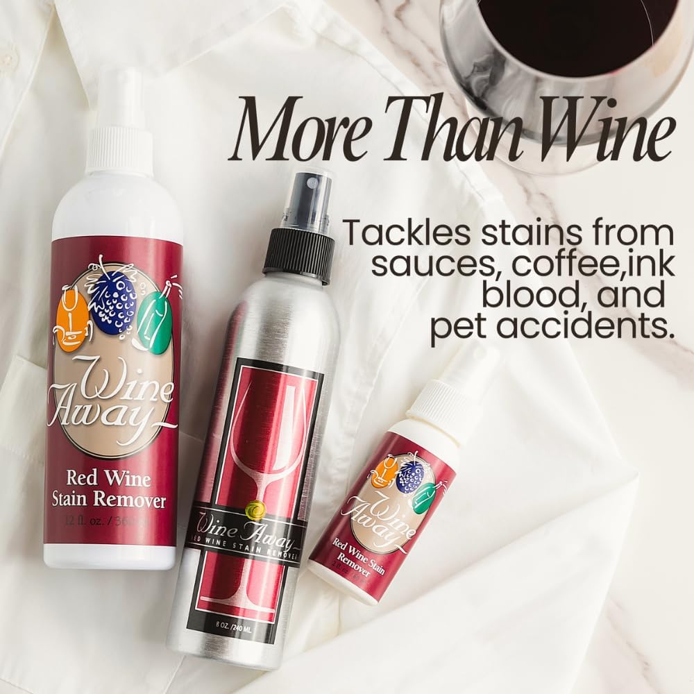 Wine Away Red Wine Stain Remover 12oz 2oz Set