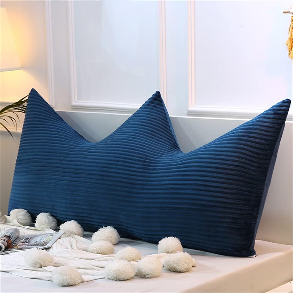 ZZYK Large Reading Pillow with Removable Cover Blue 59150cm