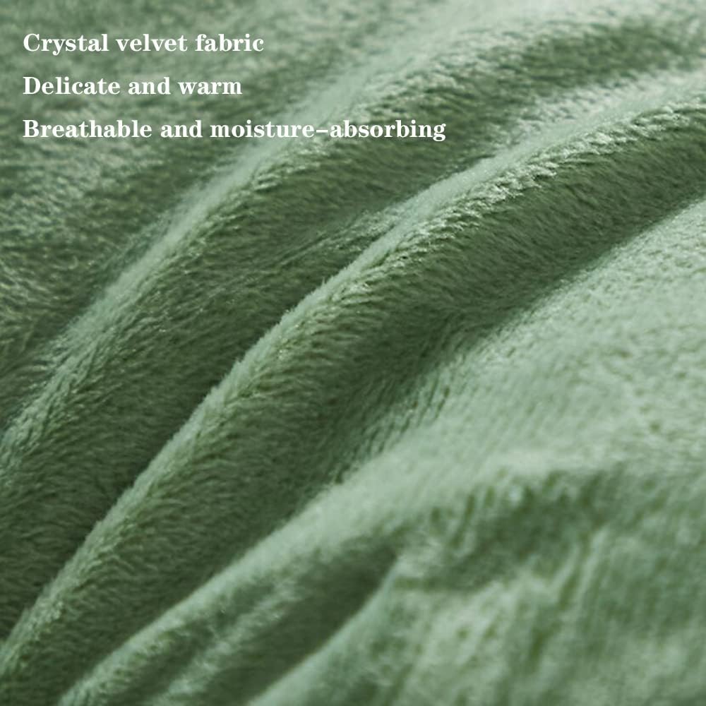 ZZYK Fleece Reading Pillow Large Bolster Headboard Support Cushion Green 59150cm