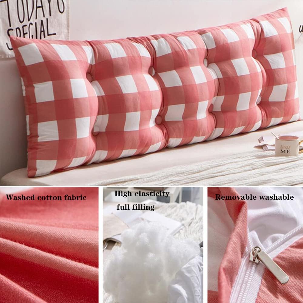 ZZYK Cotton Reading Pillow with Removable Cover 47 Inch
