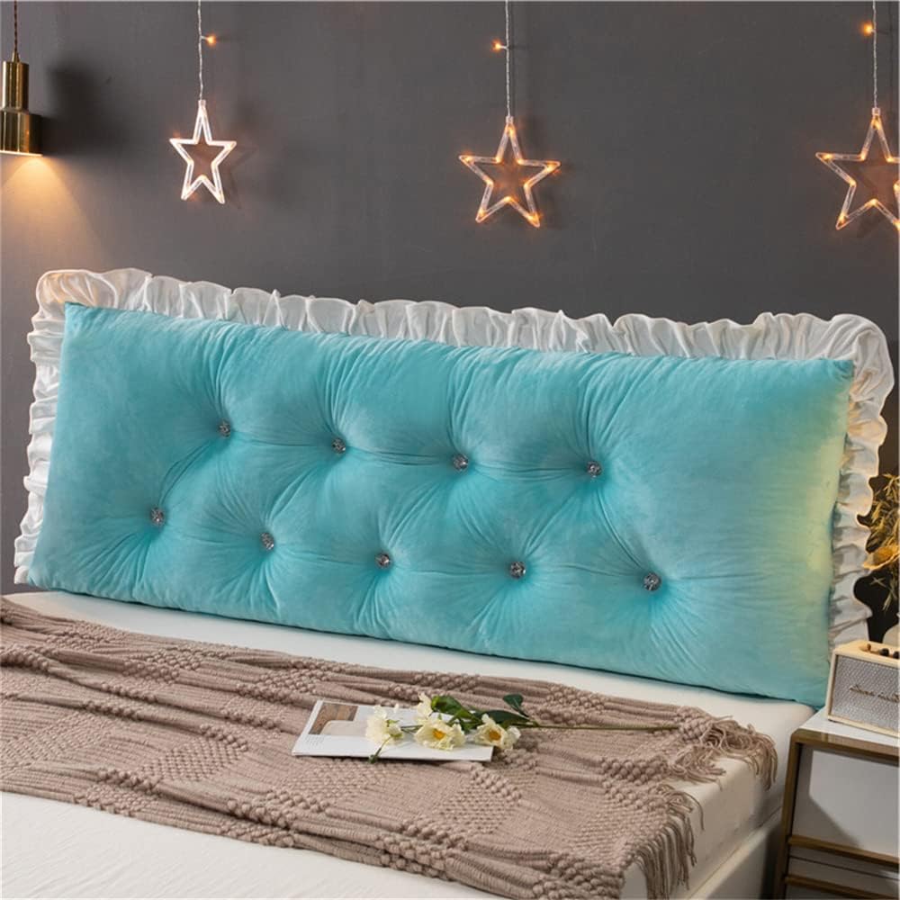 ZZYK Green Fleece Headboard Reading Pillow 70180cm