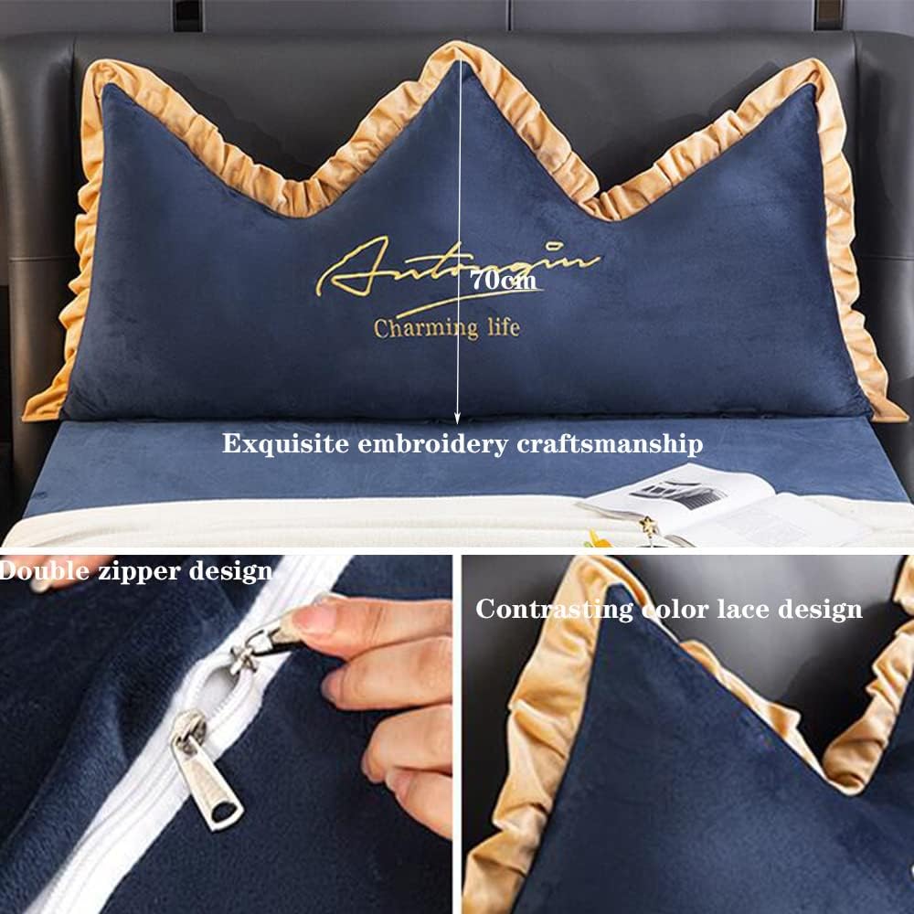ZZYK Upholstered Headboard Wedge Pillow