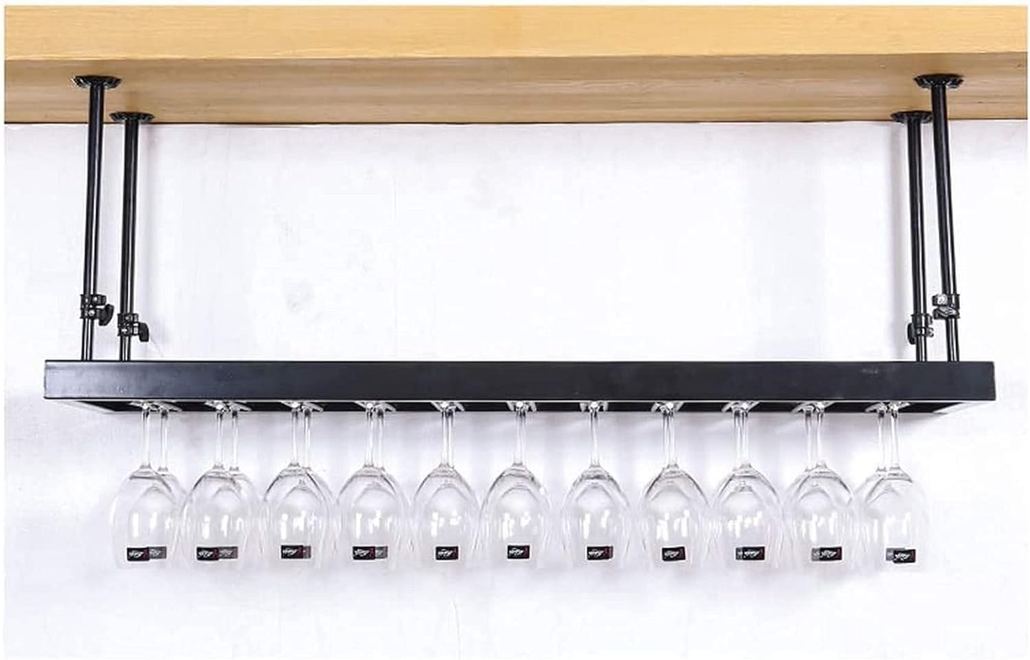 Ceiling Wine Racks Hanging Glass Holder for Kitchen Bar and Home