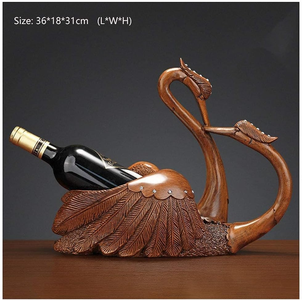 QHCS Resin Wine Rack Home Decor Figurine