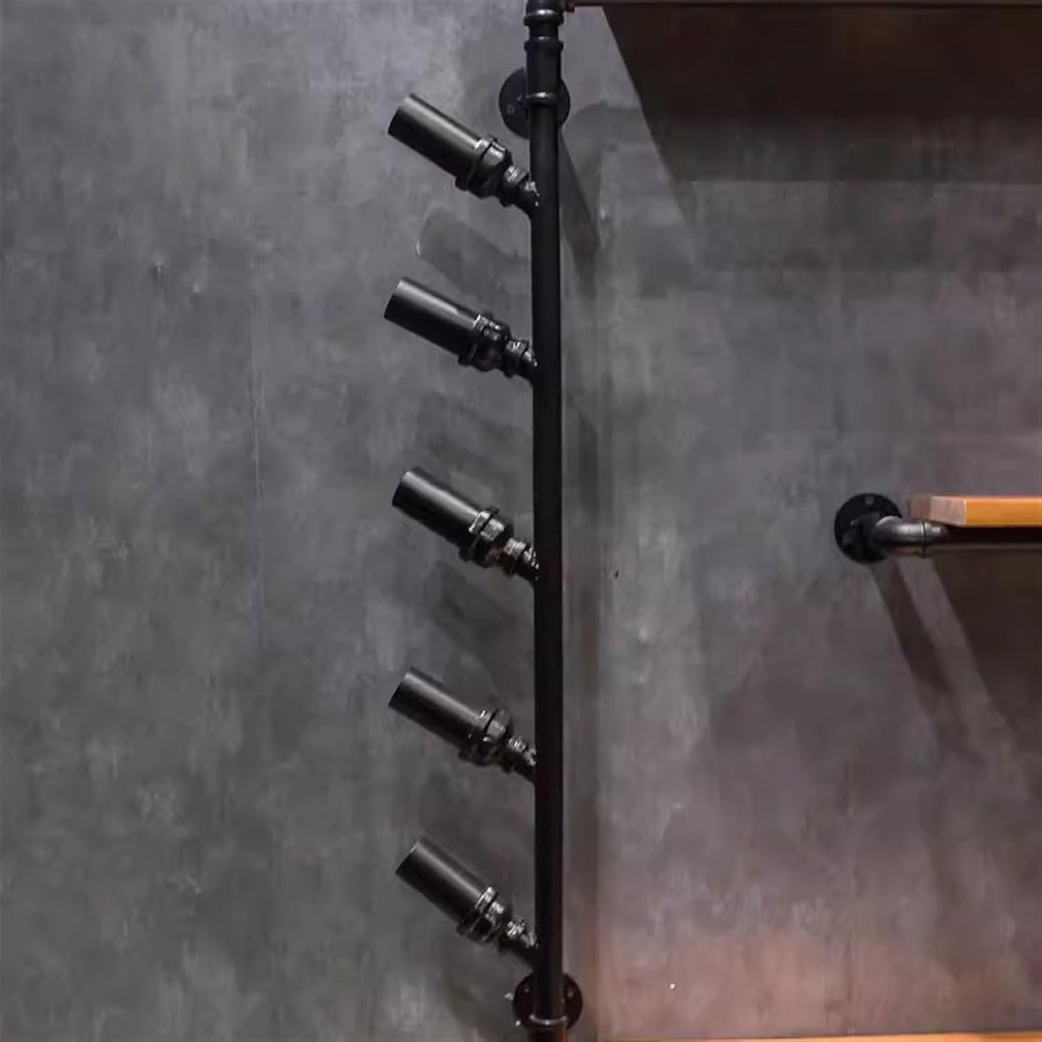 DYPA-AF12 Industrial Style Wine Rack for Kitchen and Home