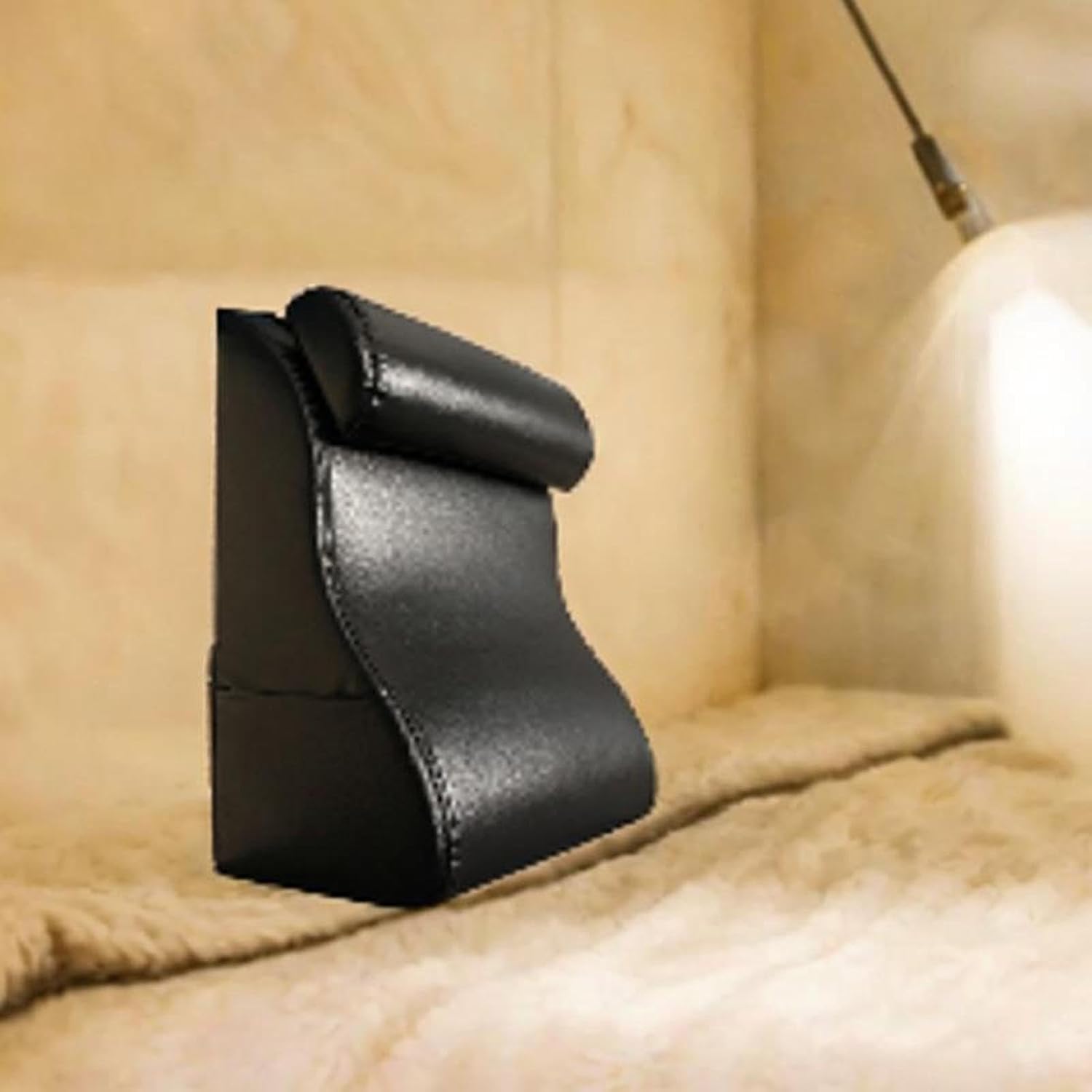 Ioensy Headboard Pillow for Neck and Lumbar Support Black 1