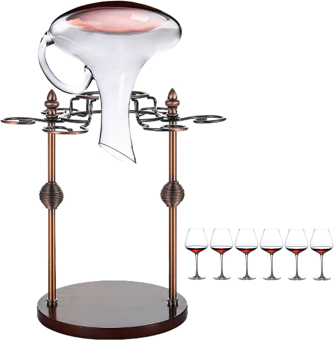 WORDFUN Wine Glass Hanging Rack Stainless Steel