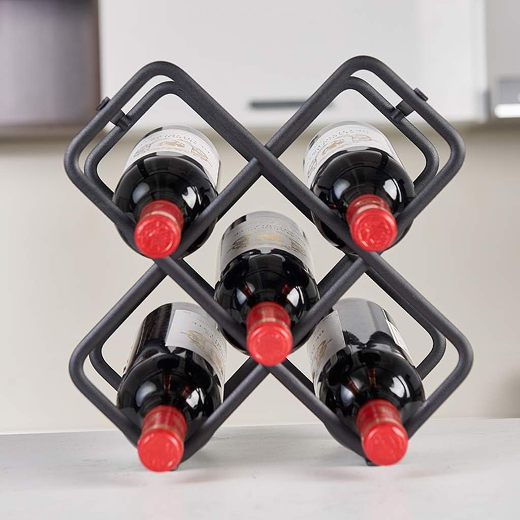 Umaxa 6 Bottle Wine Rack Stand Freestanding Space Saver