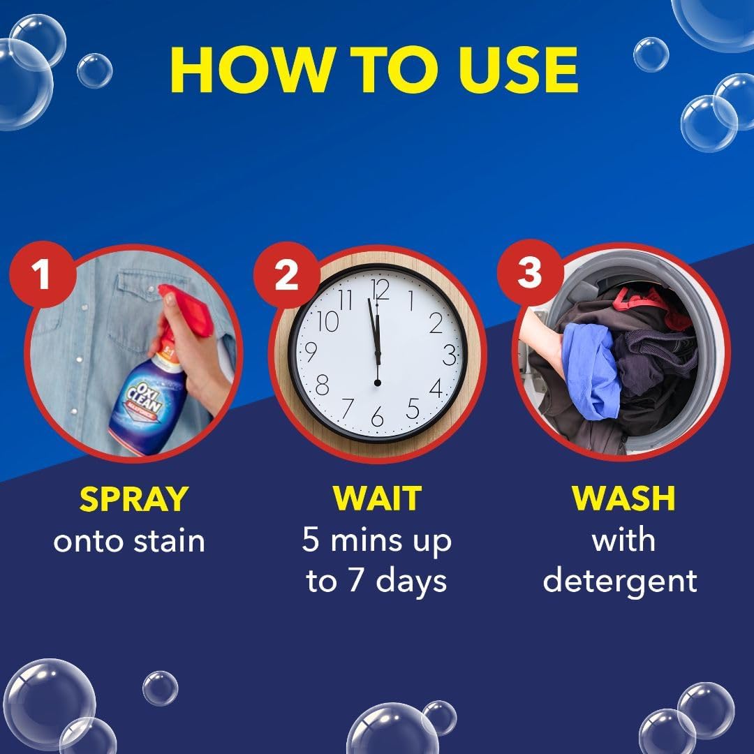 OxiClean Max Force Laundry Stain Remover Spray Refill 48 fl oz