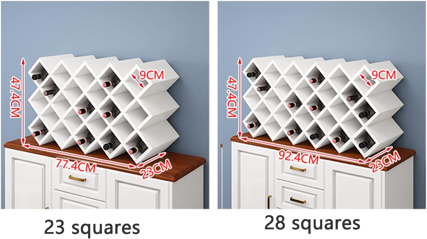 Generic Geometric Bottle Storage Rack for Home and Kitchen