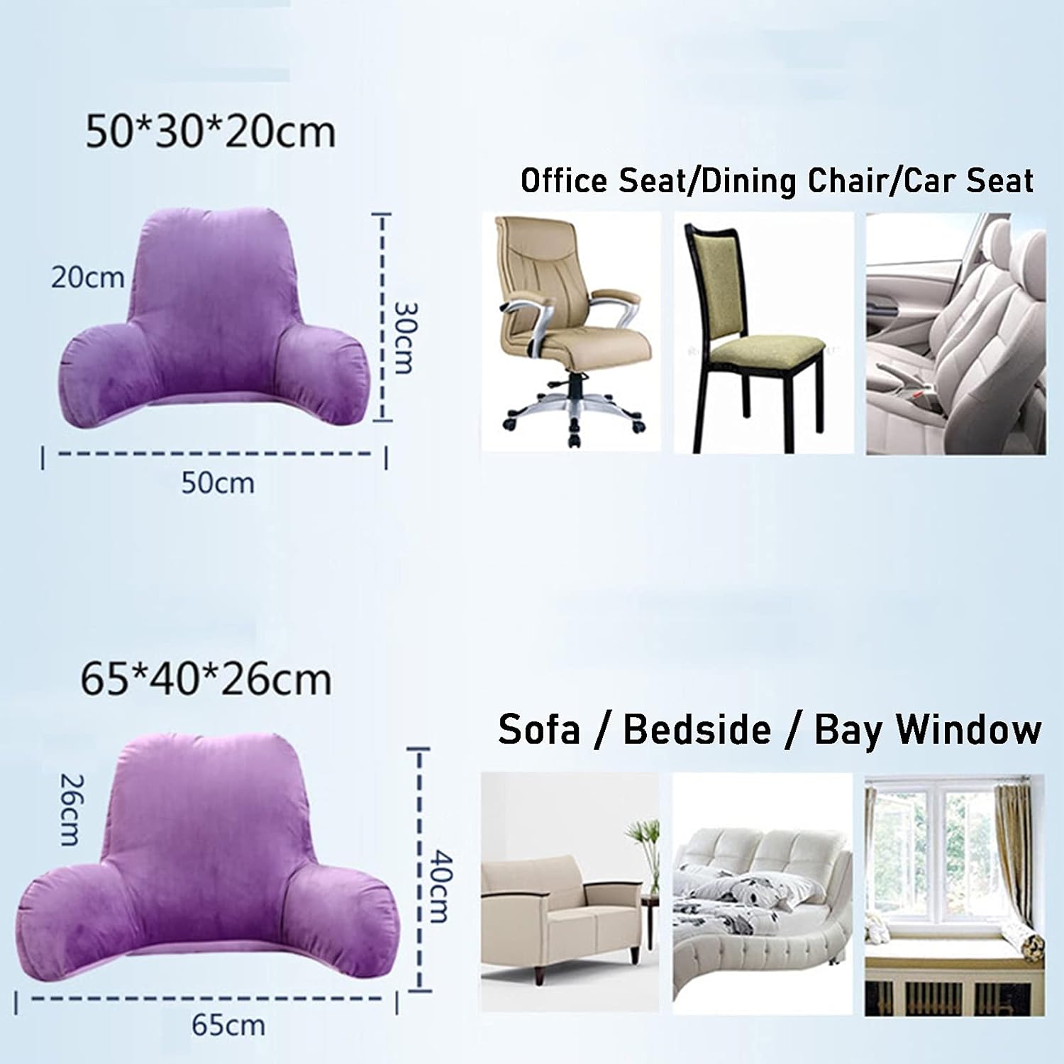AYLYHD Reading Pillow with Lumbar Support