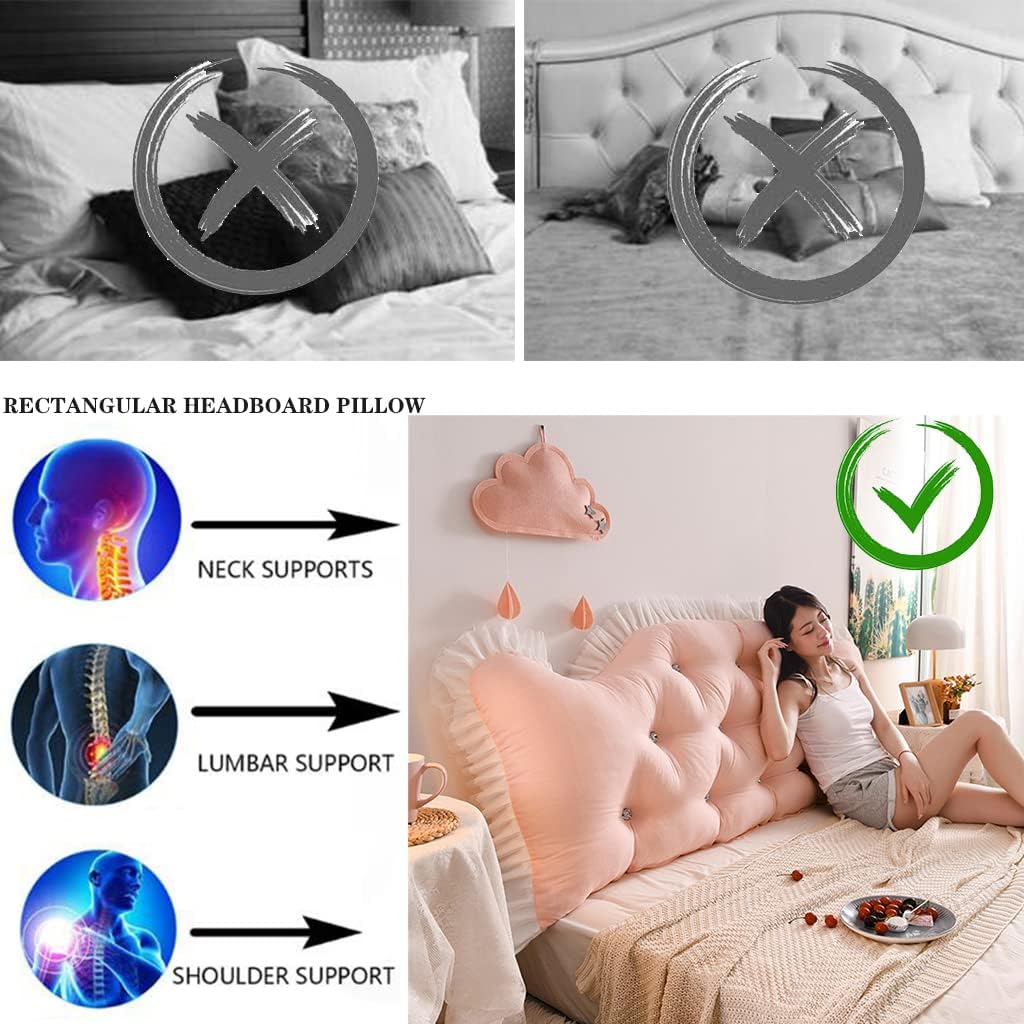 ZZYK Large Headboard Cushion for California King Bed