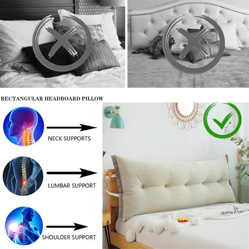 ZZYK Soft Velvet Reading Pillow with Removable Cover