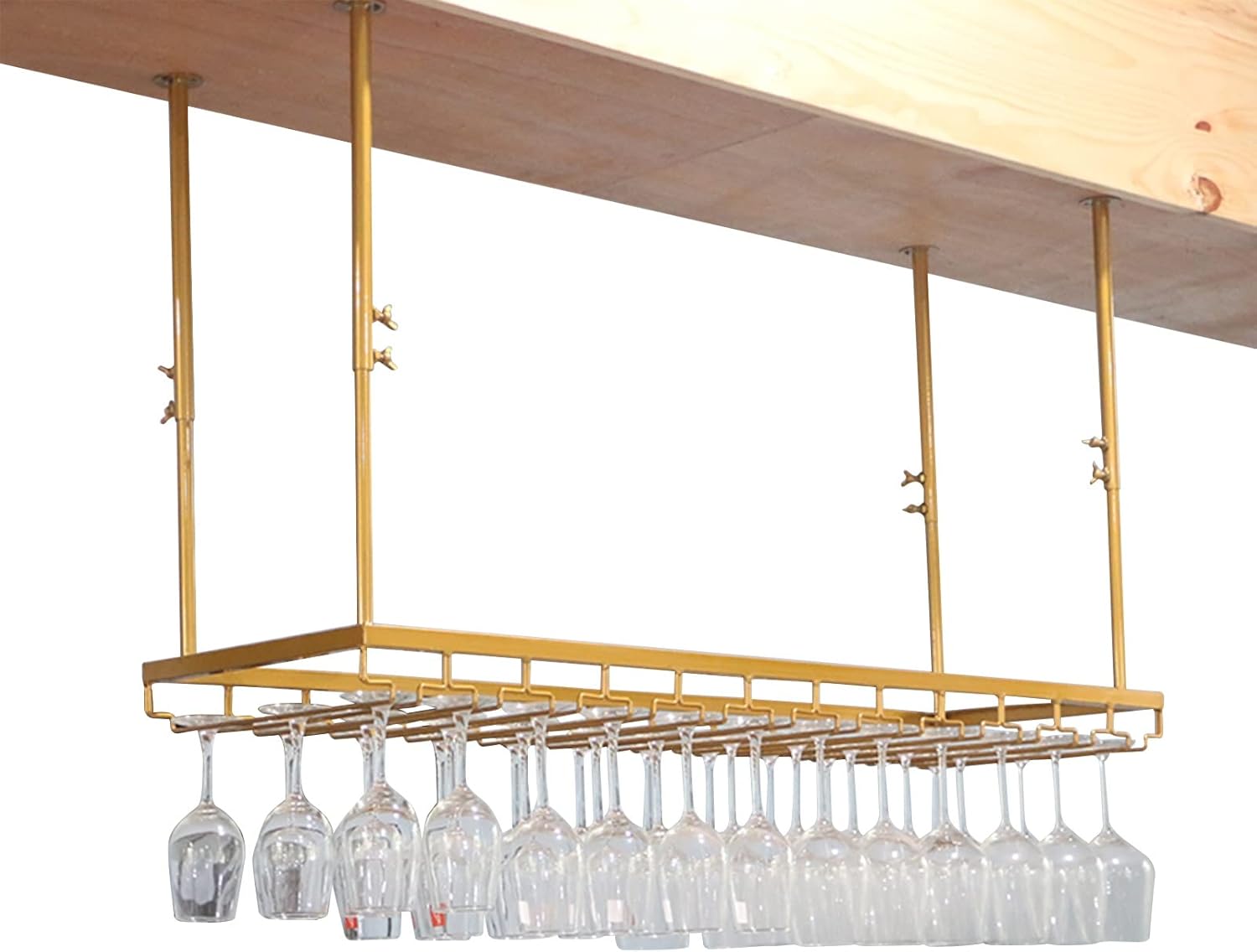 Adjustable Metal Wine Holder for Kitchen and Bar