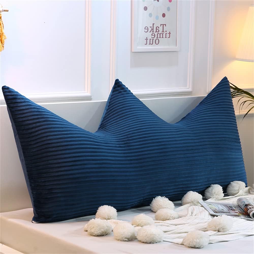 ZZYK Large Reading Pillow with Removable Cover Blue 59150cm