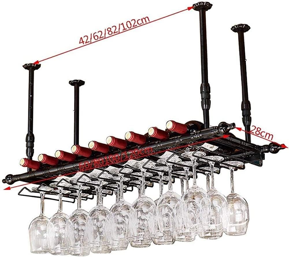KOHARA Wall-Mounted Wine Rack for Home Bar Storage