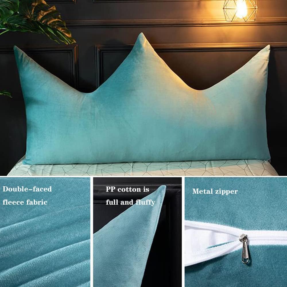 ZZYK Fleece Reading Pillow with Removable Cover