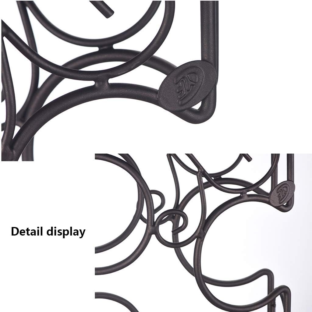 Modern Freestanding Wine Rack with Rounded Design