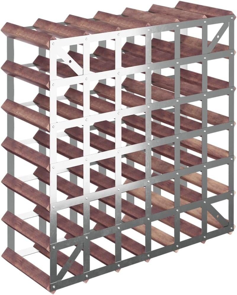 vidaXL Freestanding Wine Rack 42 Bottles