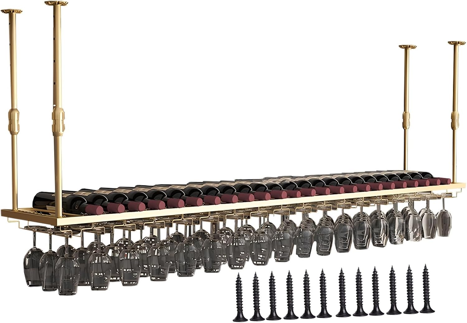 LIGUOYI Wall-Mounted Wine Glass Rack 1