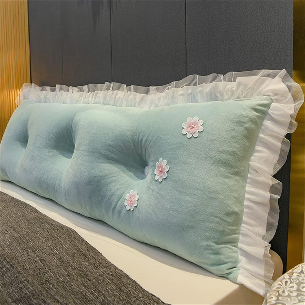 ZZYK Large Reading Pillow with Pearl Cotton Filling Green 59 Inch