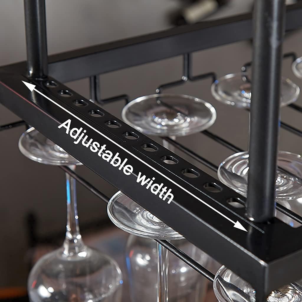 Wine Glass Holder Wall Mount 90cm35cm Heavy-Duty Rack