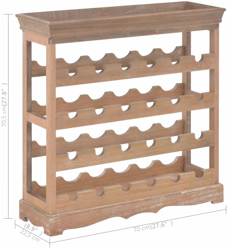 GOLINPEILO Wooden Wine Cabinet with 4 Shelves