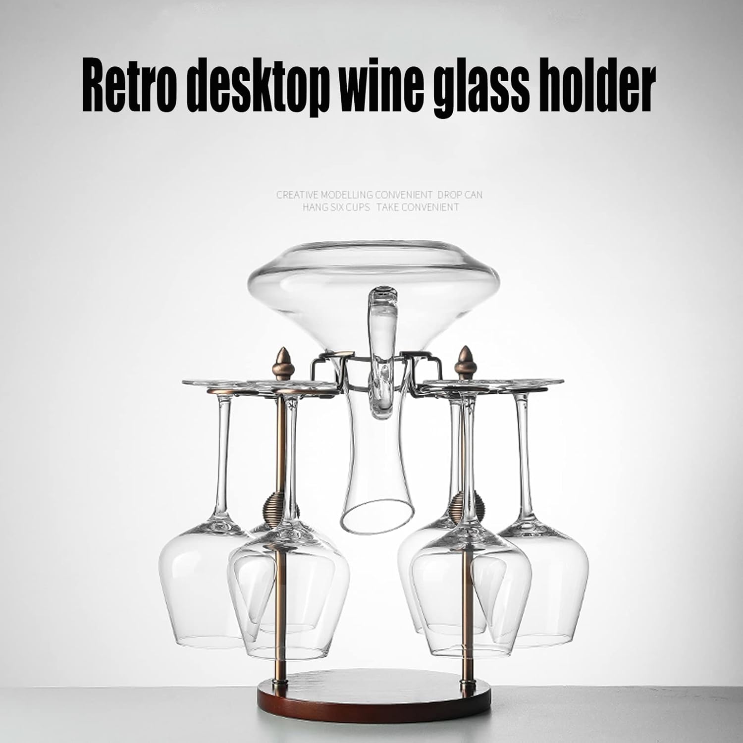 WORDFUN Wine Glass Hanging Rack Stainless Steel