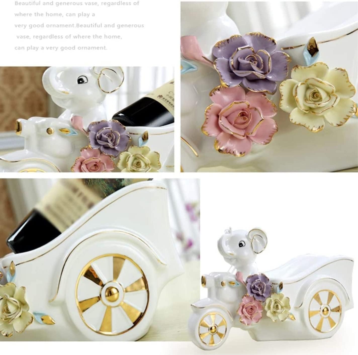 Habrur Charming Elephant Wine Rack Holder 1