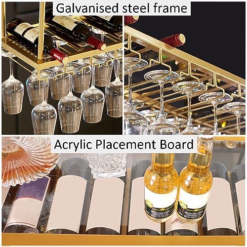 LIGUOYI Adjustable Ceiling Wine Glass Rack