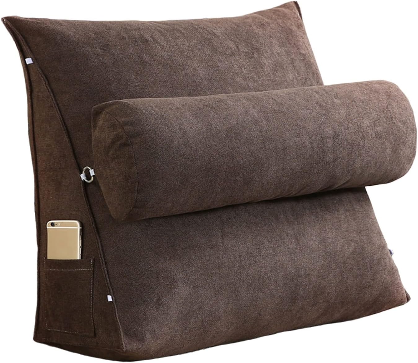 Karnado Brown Wedge Pillow for Reading and Bed Support 1
